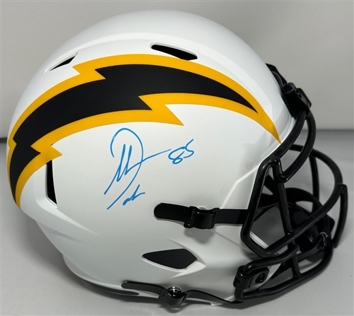 ANTONIO GATES SIGNED FULL SIZE REPLICA CHARGERS LUNAR SPEED HELMET - JSA