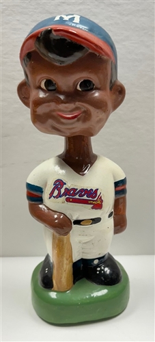 RARE MILWAUKEE BRAVES VINTAGE BOBBLEHEAD