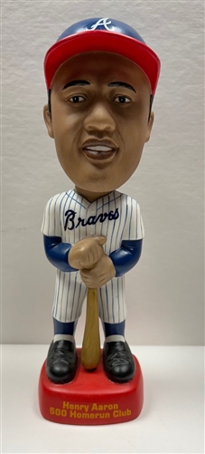 RARE HANK AARON ATLANTA BRAVES 500 HR VINTAGE BOBBLEHEAD