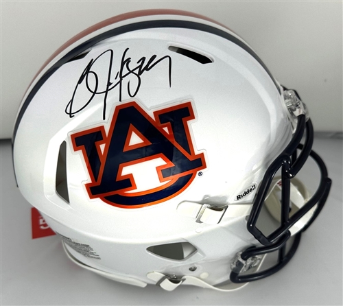 BO JACKSON SIGNED FULL SIZE AUBURN AUTHENTIC SPEED HELMET - BAS
