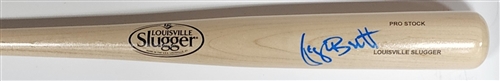 ROYALS GEORGE BRETT SIGNED LOUISVILLE SLUGGER BLONDE BAT- JSA