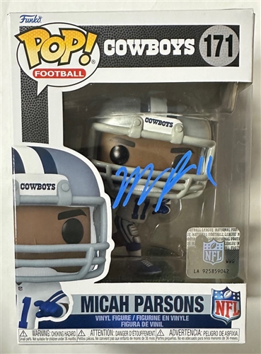 MICAH PARSONS SIGNED COWBOYS FUNKO POP FIGURE #171 - FAN