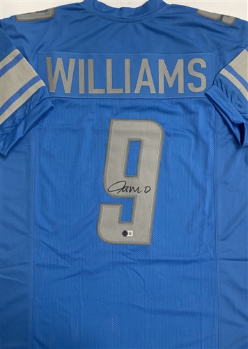 JAMESON WILLIAMS SIGNED CUSTOM REPLICA LIONS JERSEY - BAS