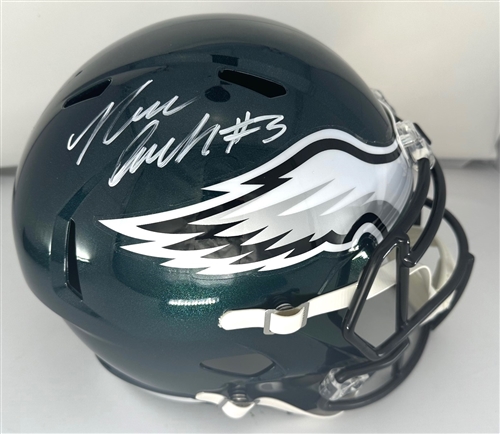 NOLAN SMITH SIGNED FULL SIZE EAGLES REPLICA SPEED HELMET - BAS