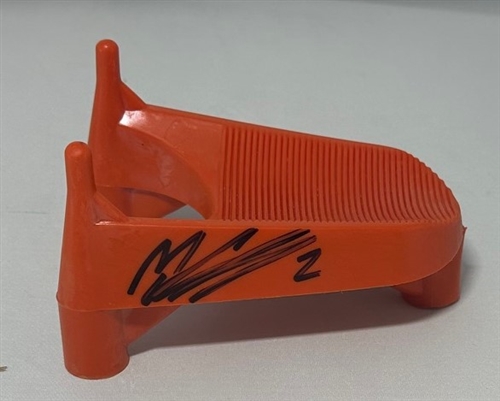 MASON CROSBY SIGNED SIGNED ORANGE KICKING TEE - JSA