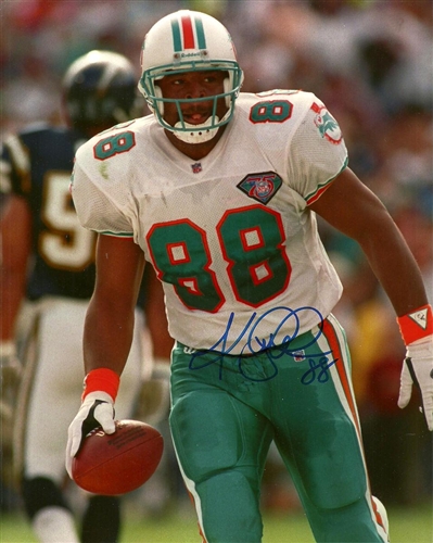 KEITH JACKSON SIGNED 8X10 DOLPHINS PHOTO #1