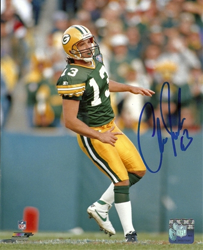 CHRIS JACKE SIGNED 8X10 PACKERS PHOTO #5
