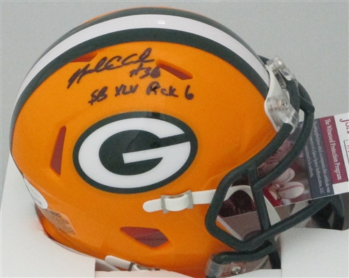 NICK COLLINS SIGNED PACKERS MINI HELMET W/ SB XLV PICK 6 - JSA
