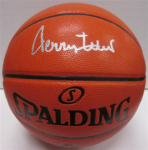 JERRY WEST SIGNED REPLICA SPALDING BASKETBALL - JSA
