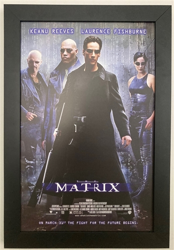 THE MATRIX FRAMED 11X17 MOVIE POSTER