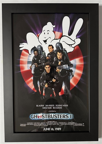 GHOSTBUSTERS II FRAMED 11X17 MOVIE POSTER