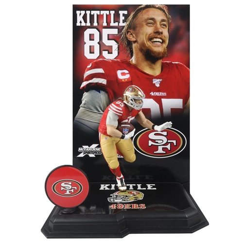 GEORGE KITTLE SAN FRANCISCO 49ERS NFL 7" MCFARLANE SPORTSPICKS POSED FIGURE GEORGE KITTLE SAN FRANCISCO 49ERS NFL 7" MCFARLANE SPORTSPICKS POSED FIGURE