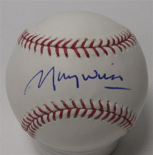 MAURY WILLS SIGNED OFFICIAL MLB BASEBALL