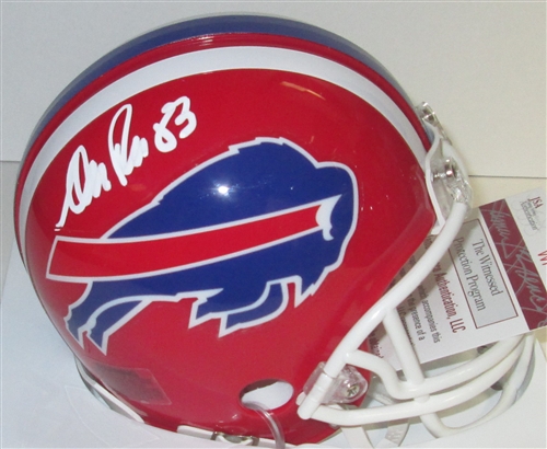 ANDRE REED SIGNED BILLS MINI HELMET - JSA