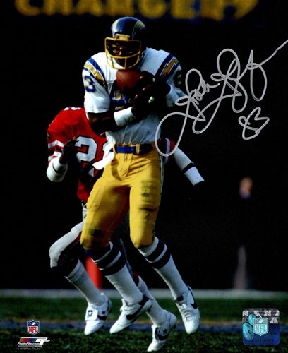 JOHN JEFFERSON SIGNED CHARGERS 8X10 PHOTO #2