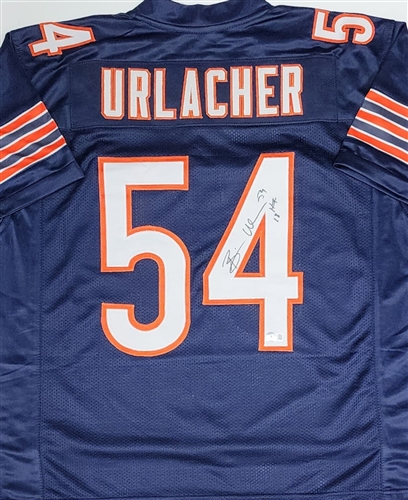 BRIAN URLACHER SIGNED CUSTOM REPLICA BEARS JERSEY W/ HOF - BAS